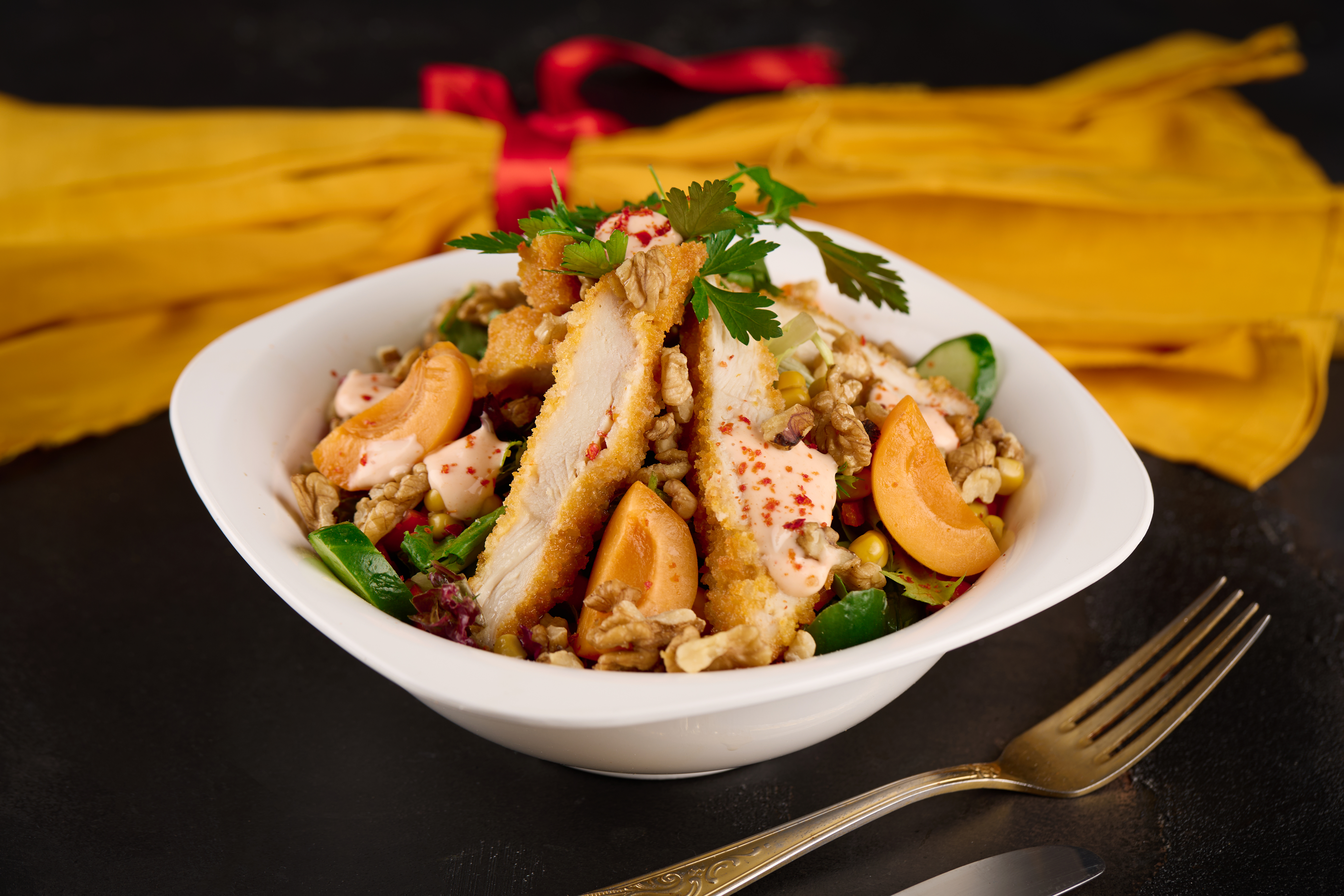 Çıtır Tavuk Salata