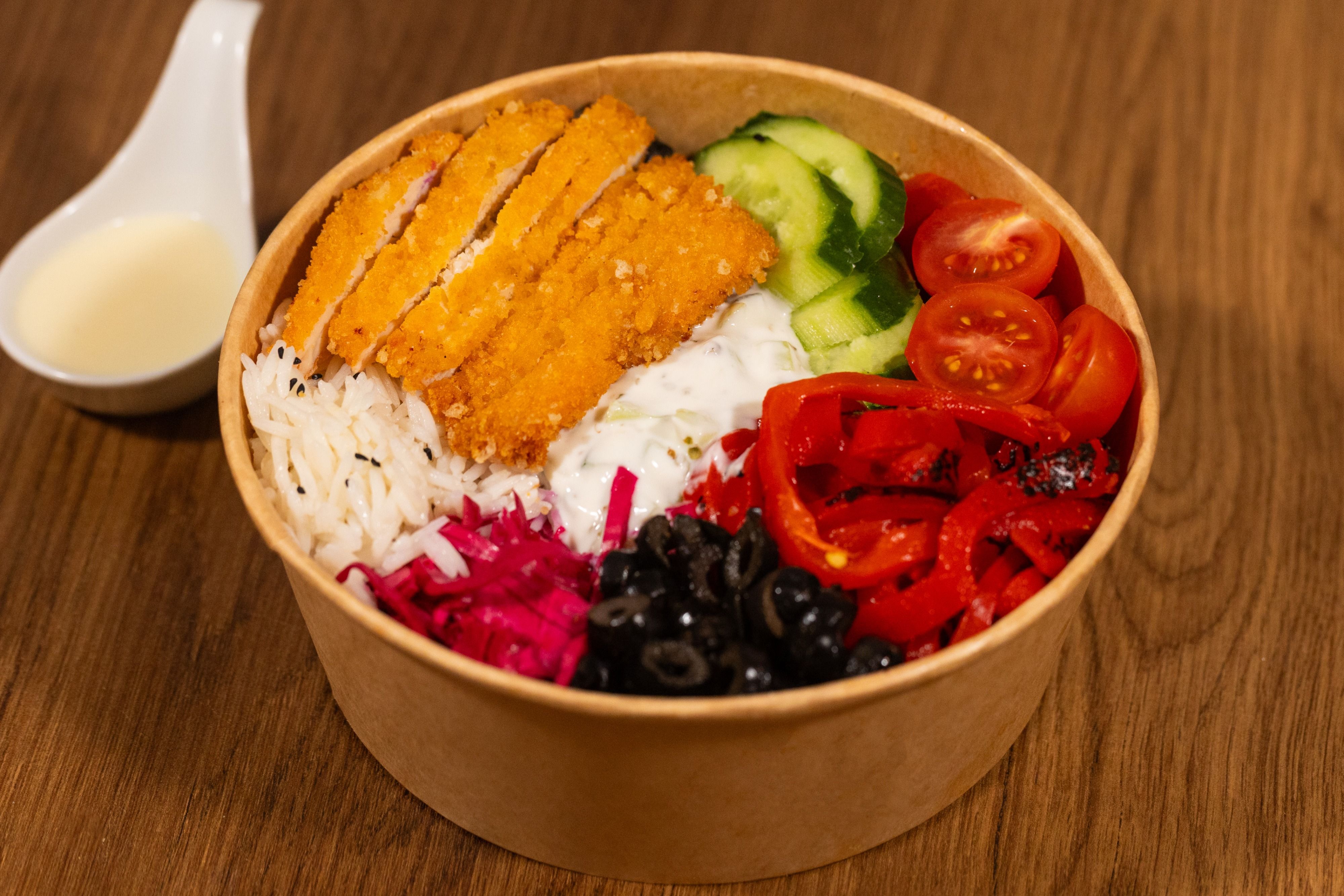 Şinitzel Flower Bowl